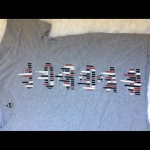 XL/ L Jordan men's basketball shirt gray red black